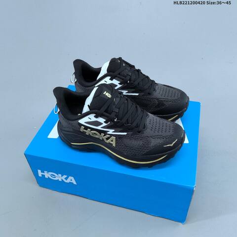 HOKA ONE ONE Challenger 8 Light Blue Dark Green Off White Neon Yellow EU 36-45 Running Shoe Running Sneakers - Unisex (BS-69348)