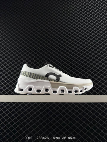 On Cloudmonster 2 White Orange Black EU 36-45 Running Shoe Running Sneakers - Unisex BS-85498