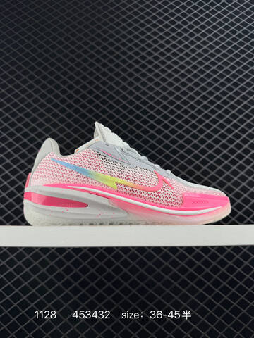 Nike Air Zoom G T Cut 1 Black White And White Pink Orange Colorways EU 36-45 Basketball - Unisex (BS-73959)