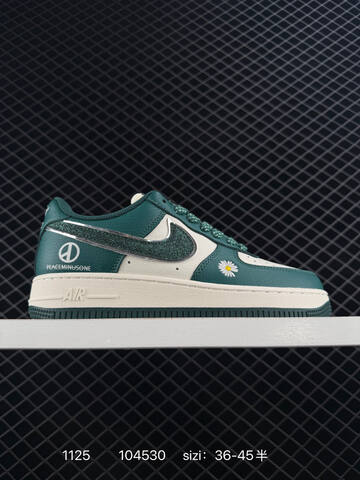 Nike Air Force 1 07 Low Green White EU 36-45 5 Casual - Unisex (BS-74003)