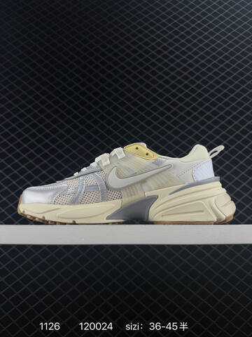 Nike V2K Run Sail Light Silver Pale Yellow Gum EU 36-45 Running - Unisex (BS-73996)