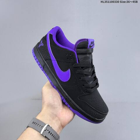 Nike SB Dunk Low IM0581-001 Black Purple EU 36-45 Skate Shoe - Unisex BS-61028