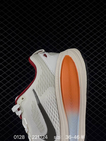 Nike Vomero 18 White Black Orange Red 36-46 Running - Unisex (BS-72892)