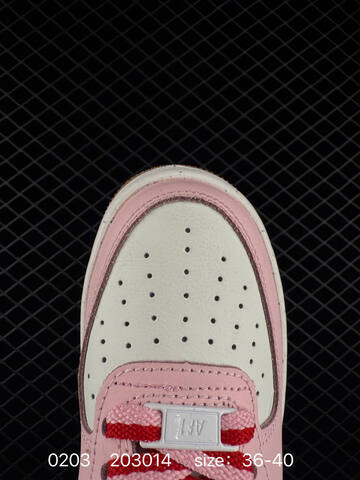 Nike Air Force 1 Low Pink White Red Gum 36-40 Casual - Unisex (BS-72836)