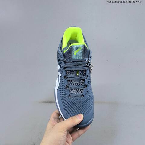 ASICS Court FF 3 Slate Blue White Neon Yellow EU 36-45 Tennis Shoe Casual Sneakers - Unisex (BS-68844)