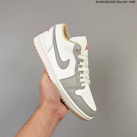 Air Jordan 1 Low Sail AIR JORDAN 1 Aj1 Lifestyle (BS-67558)