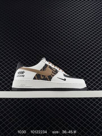 Nike Air Force 1 07 White Black Brown EU 36-45 Lifestyle - Unisex (BS-74463)