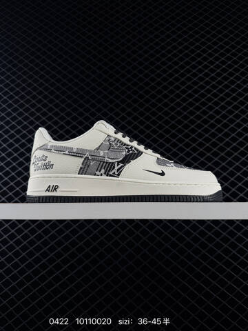 Nike Air Force 1 Low Multiple Custom Colorways Including Black White Red Off-white Black Denim Off-white Beige Denim Off-white Pink EU 36-45 Half Sizes Available Lifestyle - Unisex BS-71928