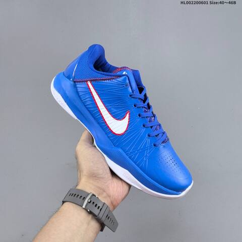 Nike Kobe 5 Protro Blue White Red EU 40-46 Basketball Shoe - Men s BS-60026