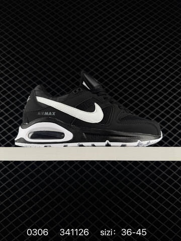 Nike Air Max Command Black White Gray 36-45 Running - Unisex (BS-72777)