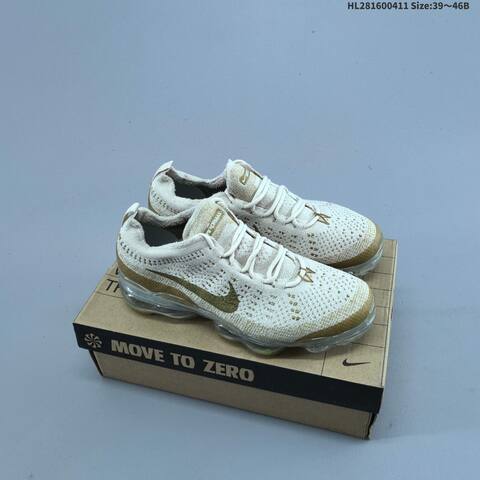 Nike Air Vapormax 2023 FK White Gold Clear EU 39-46 Running Shoe - Unisex BS-60818