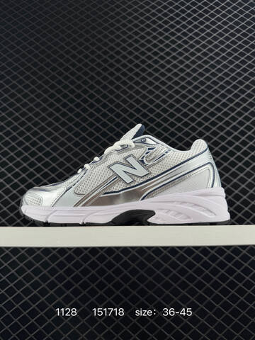 New Balance MR740 White Silver Navy EU 36-45 Running Shoe Unisex BS-82545