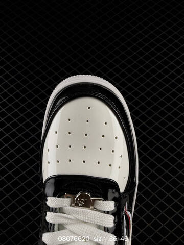BAPE Bape Sta To Low Black White Red EU 36-46 Skate - Unisex (BS-69893)