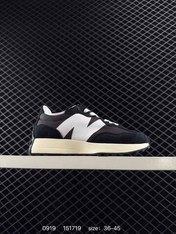 New Balance 327 Black White Cream EU 36-45 Sneaker - Unisex (BS-82798)