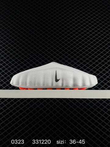 Nike Mind 001 Recovery Slide White With Orange Accents EU 36-45 Casual - Unisex (BS-72504)