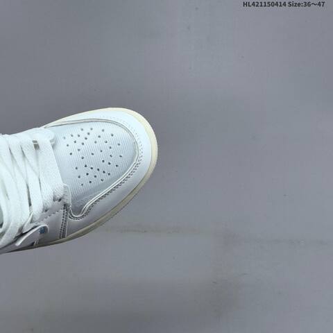 Nike Air Jordan 1 Retro High OG x Off-White White Grey Sail 36 47 Basketball - Unisex (BS-66189)