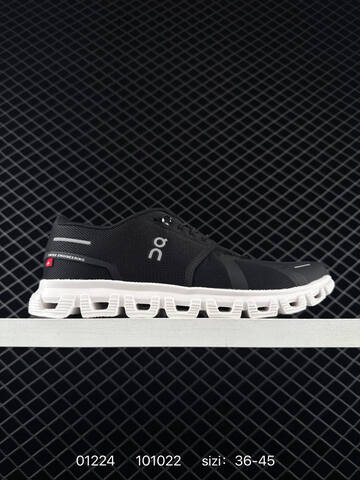 On Cloud 6 Black White EU 36-45 Running Shoe Running Sneakers - Unisex BS-85410