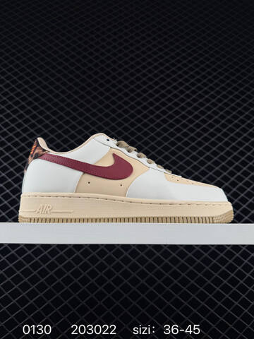 Nike Air Force 1 07 LV8 White White-red 36-45 Lifestyle - Unisex (BS-72881)