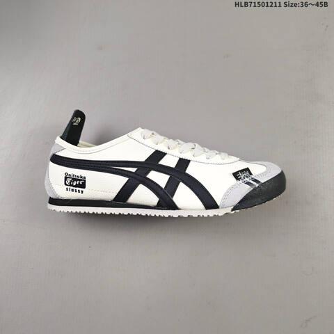 Onitsuka Tiger Mexico 66 Cream White Black Grey EU 36-45 Sneaker Casual Sneakers - Unisex (BS-69166)