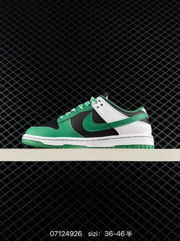Nike Dunk Low Green Black White EU 36-46 Skate - Unisex (BS-70279)