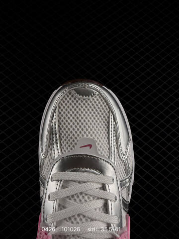 Nike V2K Run White Metallic Silver Pink Brown EU 35 5-41 Lifestyle - Unisex (BS-71856)