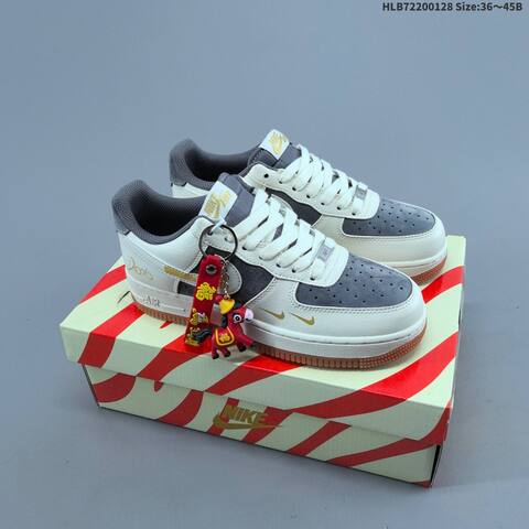 Nike Air Force 1 07 Low Off White Dark Brown Black EU 36-45 Sneaker - Unisex BS-61682