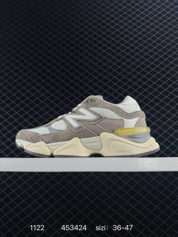 New Balance 9060 Grey White Cream Yellow EU 36-47 Sneaker Unisex BS-82565