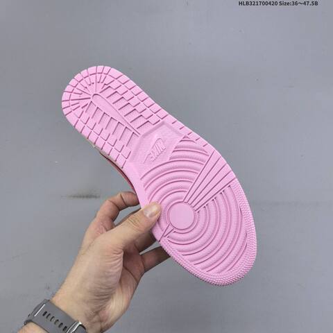 Jordan Air Jordan 1 Low x Travis Scott Pink White Red EU 36-47 5 Casual - Unisex (BS-66115)