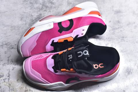 On The Roger Pro Hot Pink Black White Orange EU 36-47 Tennis Shoe Casual Sneakers - Unisex (BS-59560)
