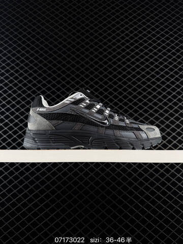Nike P-6000 Black Dark Grey Light Grey White EU 36-46 Running - Unisex (BS-70202)