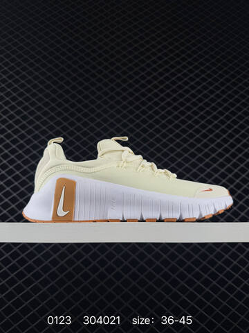 Nike Free Metcon 6 Black Cream White Multi-Gradient Sail Cream Triple Black EU 36-45 Training - Unisex (BS-73007)