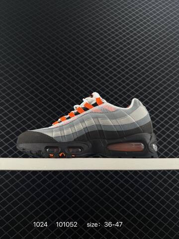 Nike Air Max 95 HM4740-005 Black Grey White Orange EU 36-47 Lifestyle - Unisex (BS-74610)