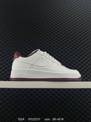 Nike Air Force 1 Low White Black White Burgundy White Blue All White EU 36-45 Lifestyle - Unisex (BS-74608)