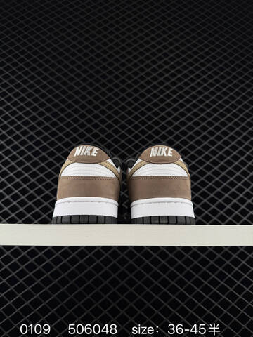Nike Dunk Low Black White Brown Tan 36-45 Lifestyle - Unisex (BS-73237)