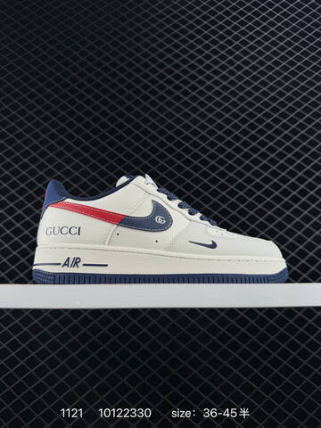 Nike Air Force 1 07 LV8 JJ2508-716 Sail Blue Red EU 36-45 5 Lifestyle - Unisex (BS-74083)