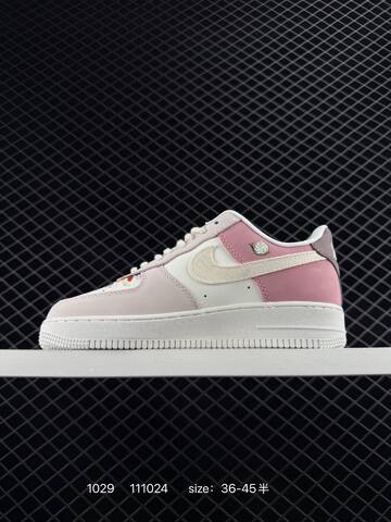 Nike Air Force 1 Low Pink White Cream EU 36-45 Lifestyle - Unisex (BS-74494)