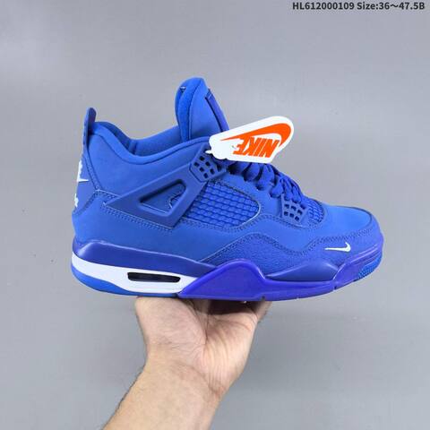 Jordan Air Jordan 4 Retro Black 36-47 5 Basketball - Unisex (BS-67030)