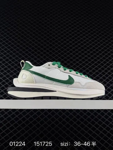 Nike Sacai x VaporWaffle White Green And Navy Blue EU 36-46 Lifestyle - Unisex BS-72986