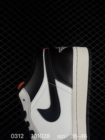 Jordan Air Jordan 1 Low White Black Red Sail EU 36-46 Sneaker - Unisex BS-79675