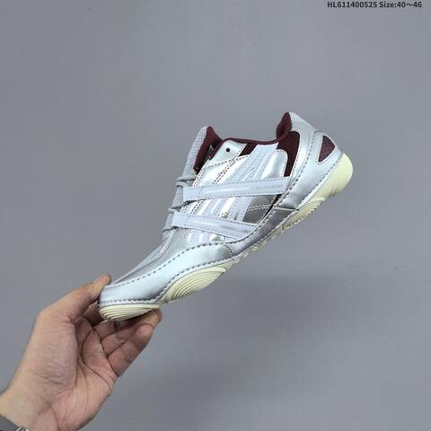 ASICS Hypersync Silver White Maroon Cream EU 40-46 Running Shoe Running Sneakers - Men's (BS-68797)