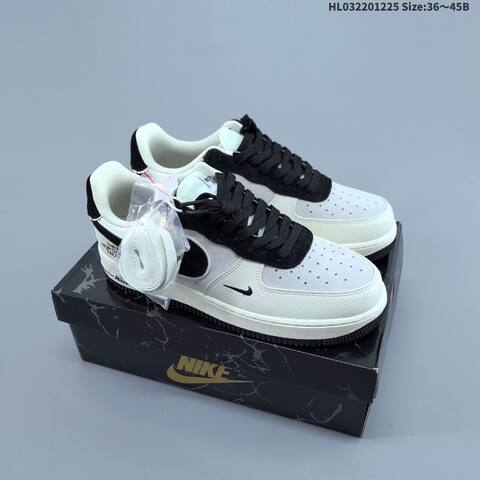 Nike Air Force 1 Low Off White Brown Navy EU 36-45 Sneaker - Unisex BS-62468