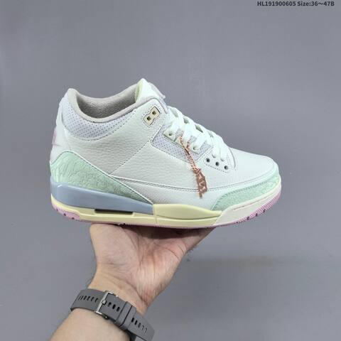 Jordan Air Jordan 3 Retro Sail And Jade Aura EU 36-47 Basketball - Unisex (BS-65802)