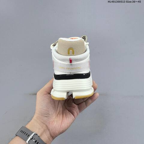 On Cloudnova 2 Ivory Beige Orange Yellow EU 36-45 Running Shoe Running Sneakers - Unisex (BS-69556)