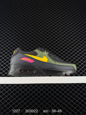 Nike Air Max 90 Black Olive Yellow Pink And Navy White Yellow EU 36-45 Lifestyle - Unisex (BS-73450)