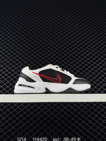 Nike Air Monarch IV White Black Blue EU 36-45 5 Casual - Unisex (BS-73710)