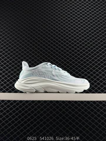 HOKA ONE ONE Clifton 10 Light Grey Light Blue White EU 36-45 Running Shoe Running Sneakers - Unisex (BS-86584)
