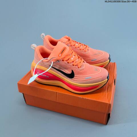 Nike Vomero Plus ReactX Air Zoom White Black Orange Red EU 36-45 Running Shoe - Unisex BS-61439