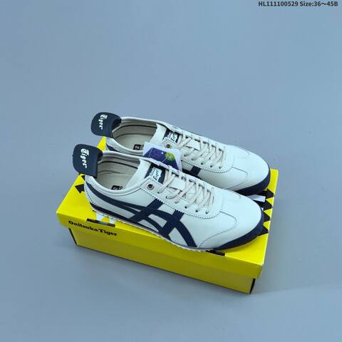 Onitsuka Tiger Mexico 66 Slip On Cream White Grey EU 36-45 Sneaker Casual Sneakers - Unisex (BS-68788)