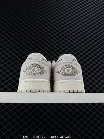 Jordan Air Jordan 1 Low OG HV4089-201 Light Grey Olive Green Sail EU 40-46 Sneaker - Men s BS-80470