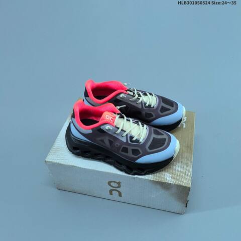 On Running Cloudtilt Remix Multicolor Black Blue White Red 24-35 Running Shoe Running Sneakers - Women s BS-69521